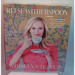 Reese Witherspoon Whiskey in a Teacup (3 CD Audiobook) New Sealed